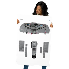 Cessna Citation II Cockpit Training Poster 24"x36"