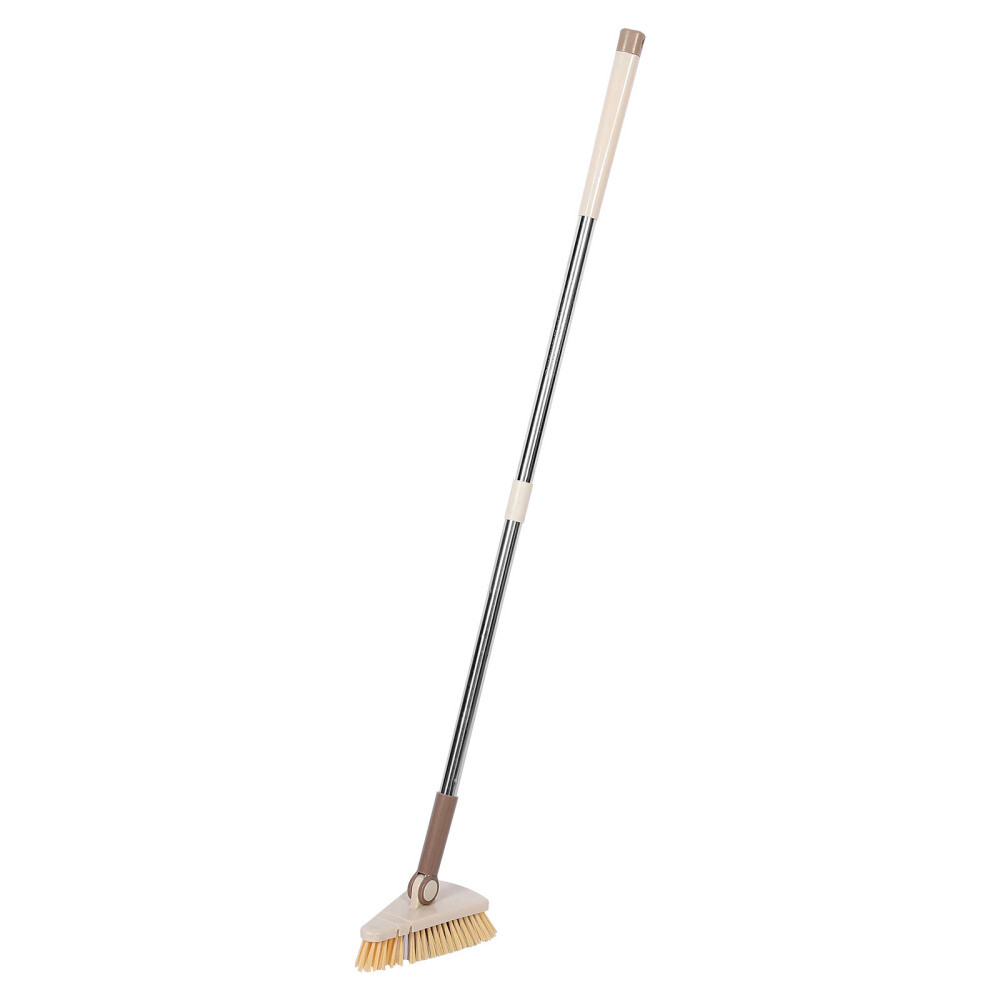 Cepillo exfoliante de cerdas duras de mango largo para revestimiento de piscina baño ducha limpieza