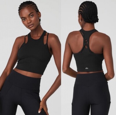 alo yoga Elevate Tank XS Black アロヨガ ALO Yoga | Tops | Like New Black Alo Elevate Tank | Poshmark