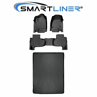 SMARTLINER Custom Fit Floor Mats Cargo Trunk Liner 2015-2020 Suburban Yukon XL