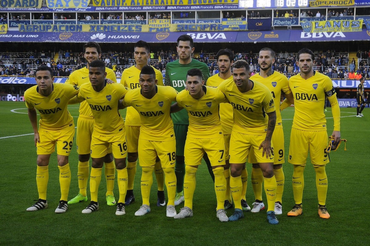 Nike Boca Juniors Third Kit 17/18 Dario Benedetto Yellow