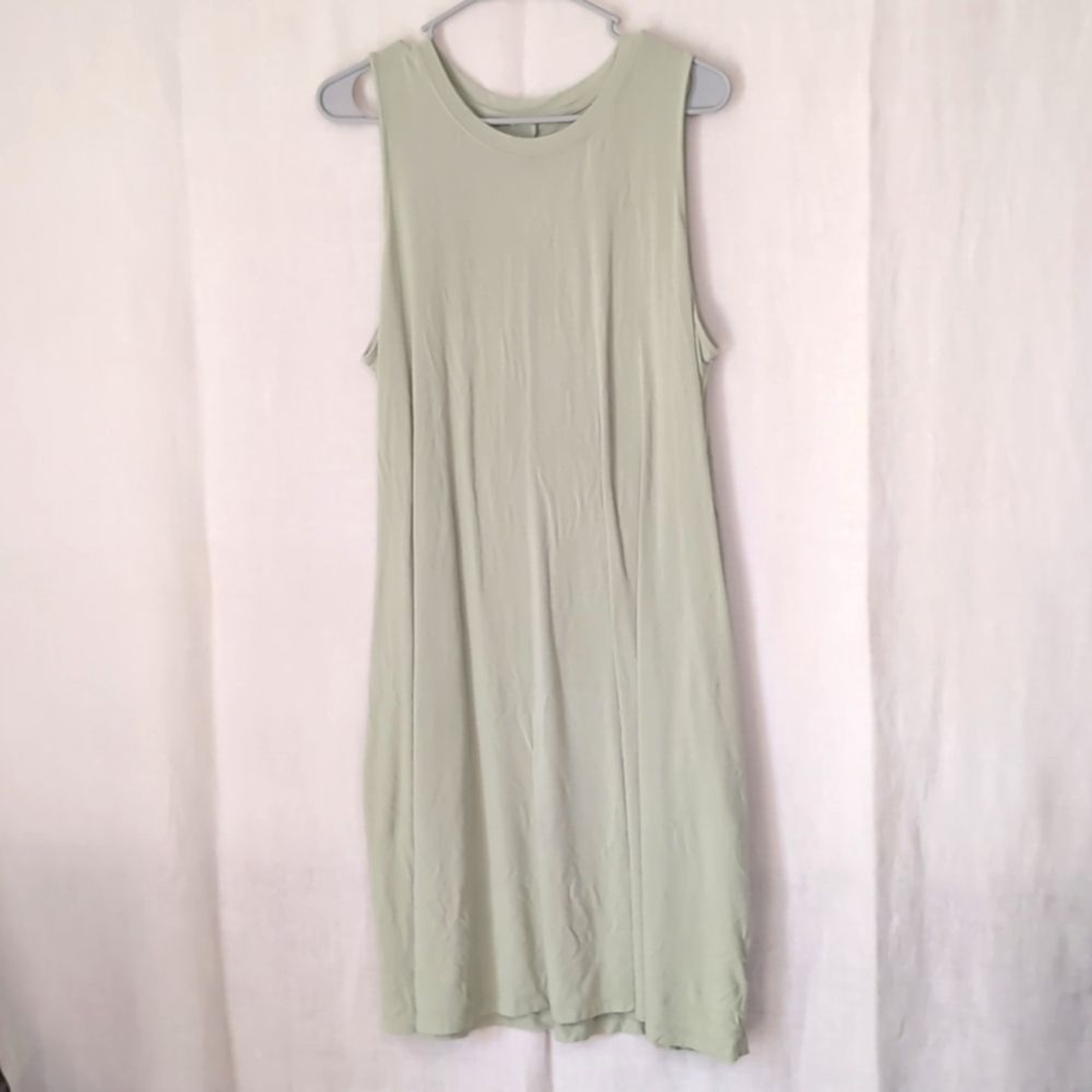 Mint Green Sleeveless Swing Dress with Pockets – Time and Tru XL