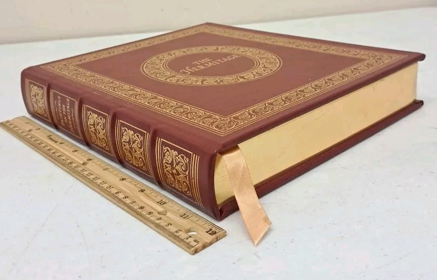 RARE Easton Press Edition-Deluxe Oversized Book-1990 Italian Print Foto 4 de 4