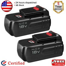 2X 18V 4.8Ah Battery For Porter Cable PCXMVC Lithium ion Ni-MH PC18BLX PC18B US