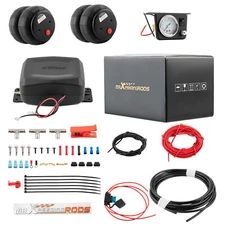 2600 lbs Air Suspension Helper Spring + Compressor Kit For GMC Sirra 1500 2500