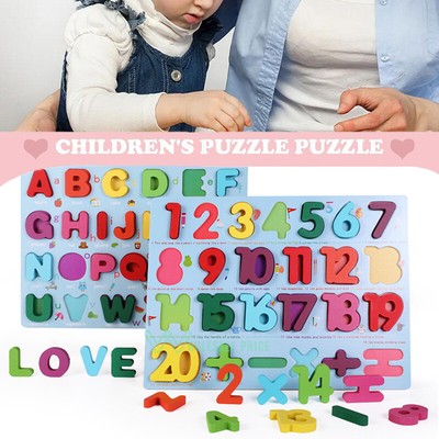 Niños Arbol Abc Puzzles Rompecabezas Preescolar Rompecabezas Del