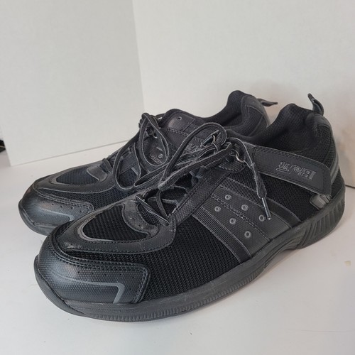 Walking Hiking Shoes Diabetic Black 