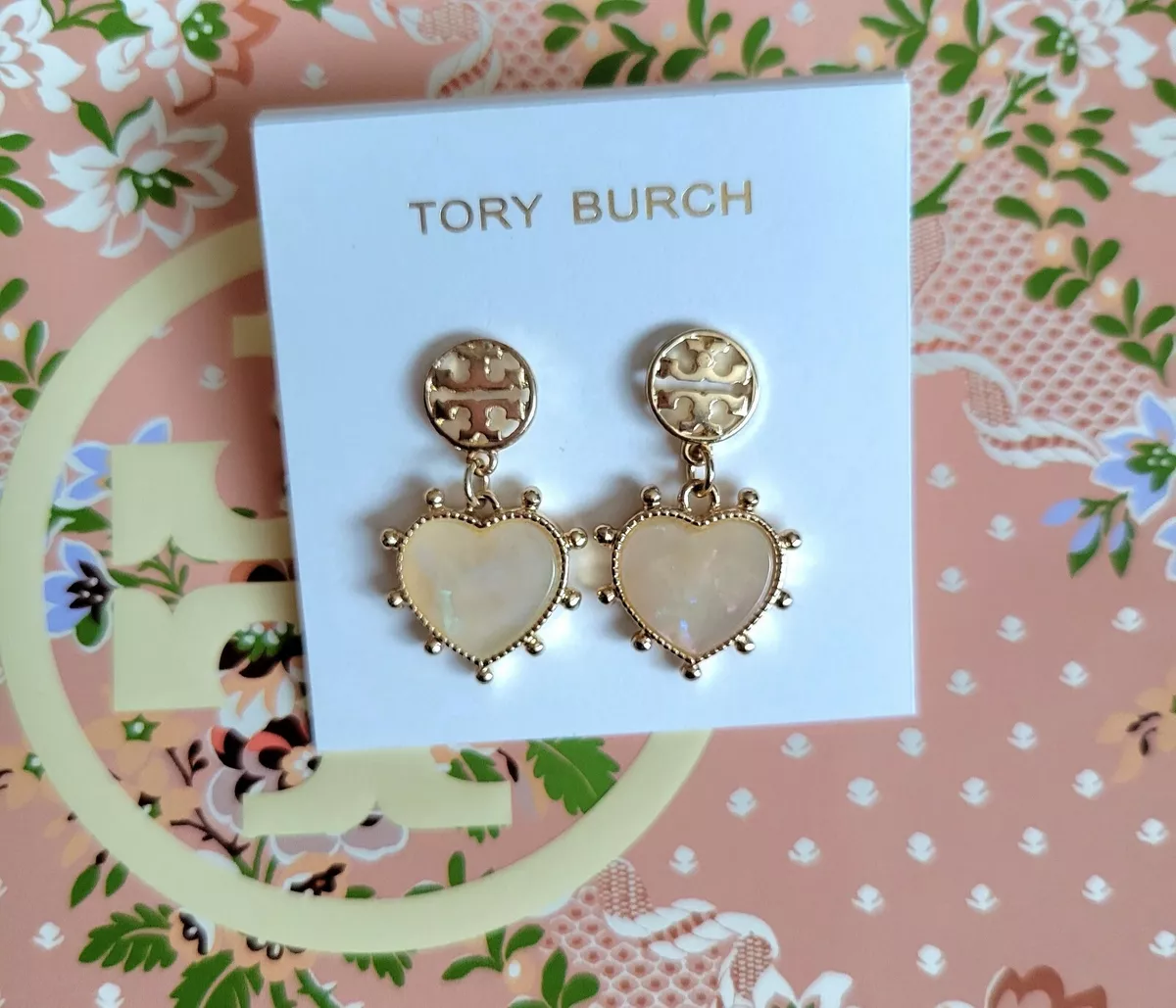 Tory burch heart clearance earrings
