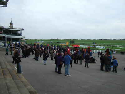 Photo 6x4 A sparse crowd at the Rowley Mile Racecourse Newmarket Photo ta c2010