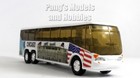 6 Inch Chicago Coach - Sight Seeing Bus 1/64 Scale Diecast Model