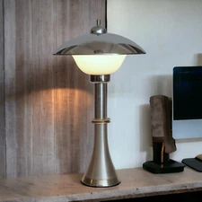 Design Lamp 'ALPHA BASE' Unique Art Deco Table Light Table Lamp Retro