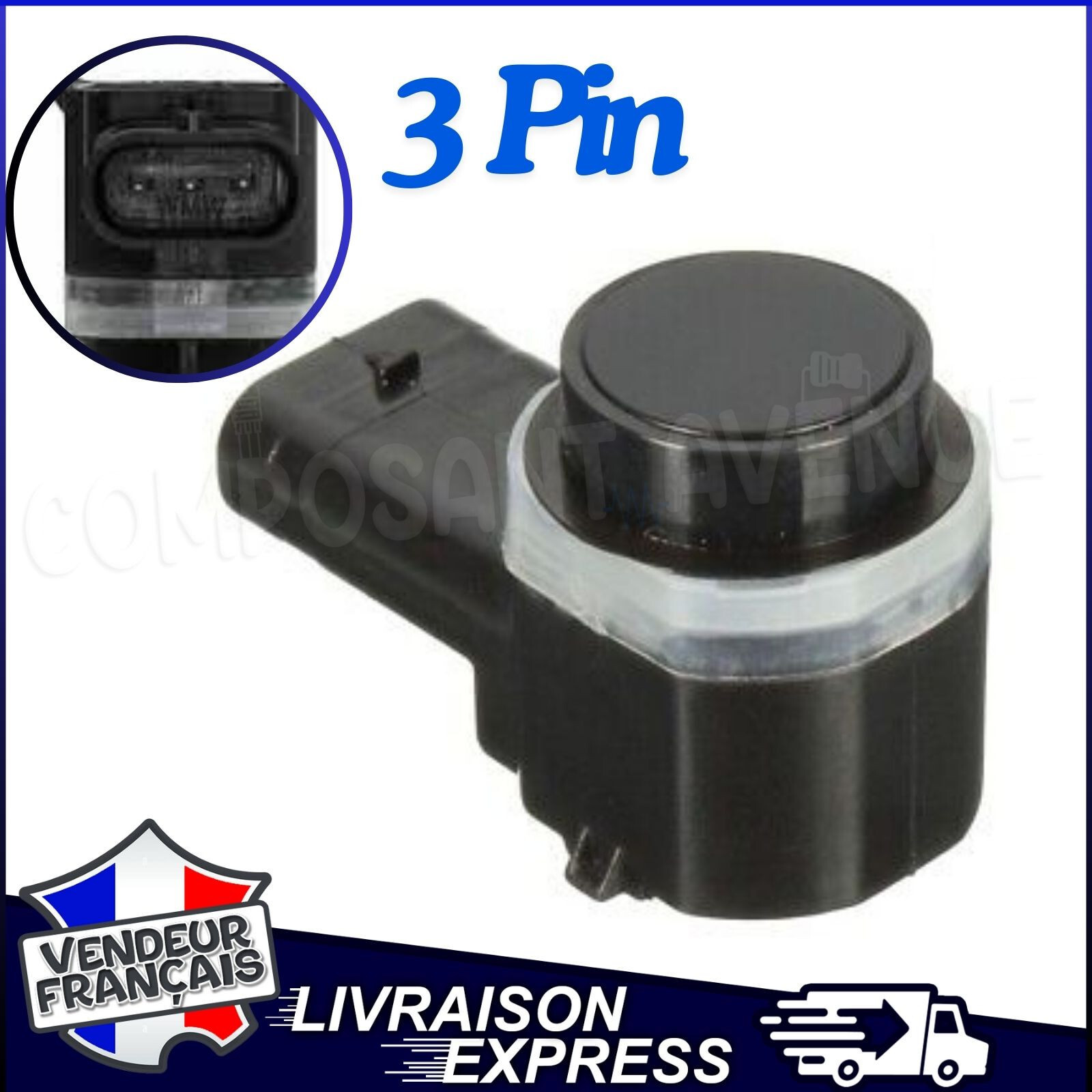 Capteur D'aide Au Stationnement PDC Adapté Pour Laguna II Megane, Remplacer 7701062074-capteur De Stationnement De Recul Arrière