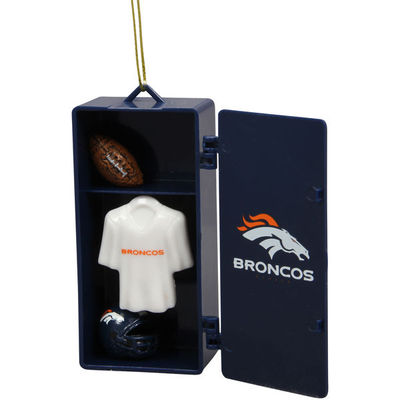 Denver BRONCOS Football Locker Ornament New in Box licensed by NFL 50% ...