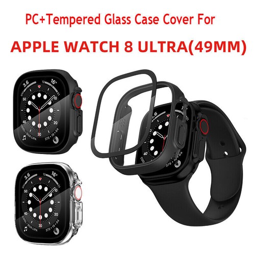 PC Full Cover Case Tempered Screen Protector For Apple Watch Series 8 Ultra 49MM - Photo 13/19