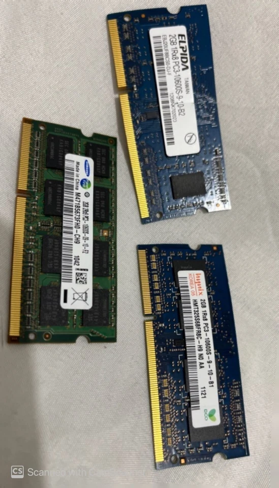 Samsung, Hynix , Elpida 2GB 2Rx8 PC3-12800 Ram (HMT451U6AFR8CPB)Used But Lik New - Image 3 of 4