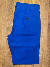 Image of Tommy Hilfiger Mens Mercer Straight Fit Blue Chino Trousers W32 L32 BNWT £110