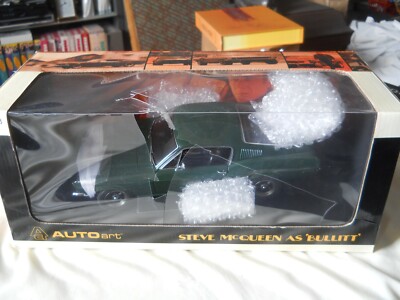 Autoart Ford Mustang Bullitt GT390 Steve McQueen 1:18 Diecast | eBay