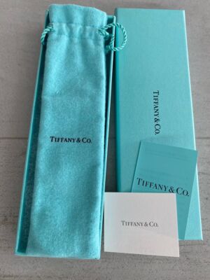 TIFFANY & Co. Open Heart Baby Spoon Sterling Silver W/Box Cloth