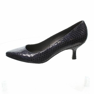 navy patent kitten heel shoes