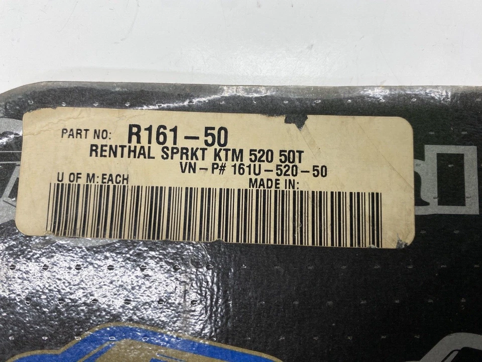 PIÑÓN TRASERO RENTHAL ALUMINIO ULTRALITE KTM 125 250 300 350 500 540 600 83-90 Foto 2 de 4