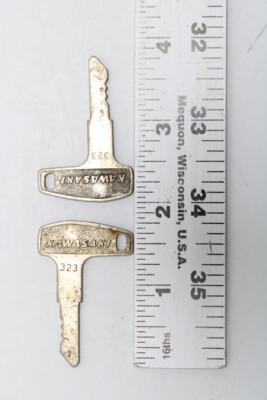 Kawasaki Key Number 323 Sold As a Pair | eBay