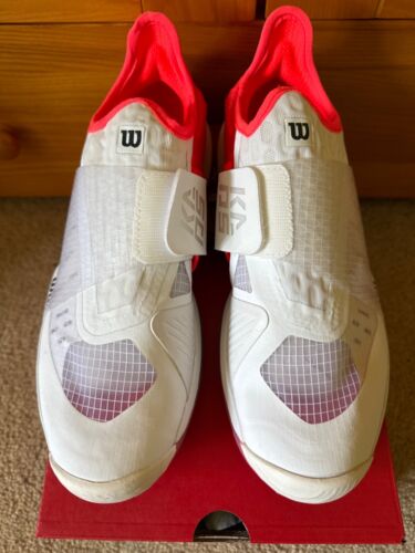 Scarpe da ginnastica Wilson Kaos Mirage bianco/rosa, taglia UK 5, EU 38, NUOVE CON ETICHETTE - Foto 4 di 9