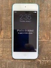 Apple iPod Touch 5th Gen 32GB Blue A1421   Locked/Disabled  Powers On Orig. Case