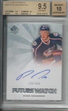 2011-12 SP Authentic Ryan Johansen RC Future Watch /999 BGS 9.5 Auto 10 Mint
