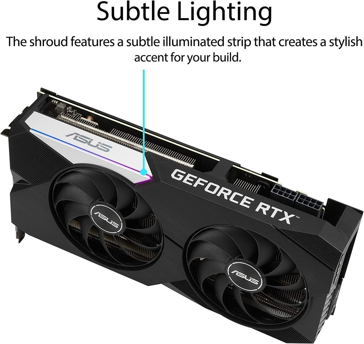 ASUS GeForce RTX 3070 8GB OC DUAL DUAL-RTX3070-O8G-V2 Video
