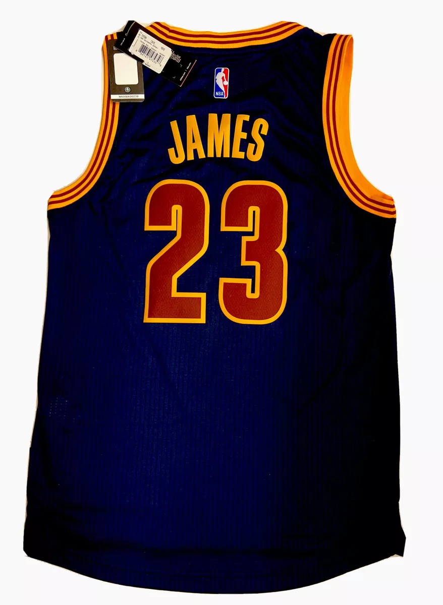 Cleveland Cavaliers LeBron James Navy Blue Swingman Jersey