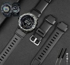 18mm Watchband Strap For Casio PRW2500/3500 PRG-500 510 550 260 280 250 Silicone