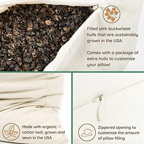Comfysleep buckwheat clearance pillow