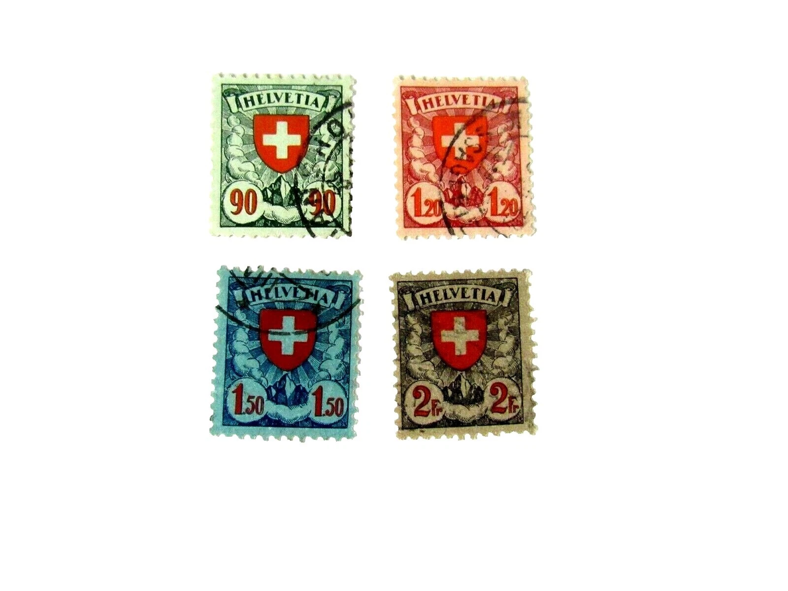 Sellos de Suiza Individual usado