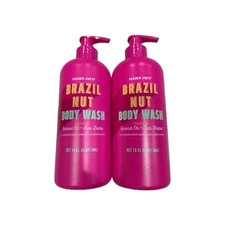 2 New Trader Joes Brazil Nut Body Wash Coconut Oil and Shea Butter Fast Shipping