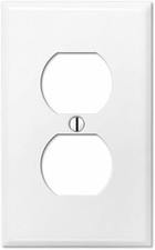 1 Gang Electrical Outlet METAL Cover Plate, Socket Cover for Outlets, Outlet Wal