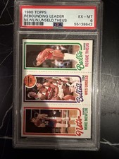 Mike Newlin Wes Unsell Reggie Theus Bulls Nets Bullets 1980 Topps  PSA 6