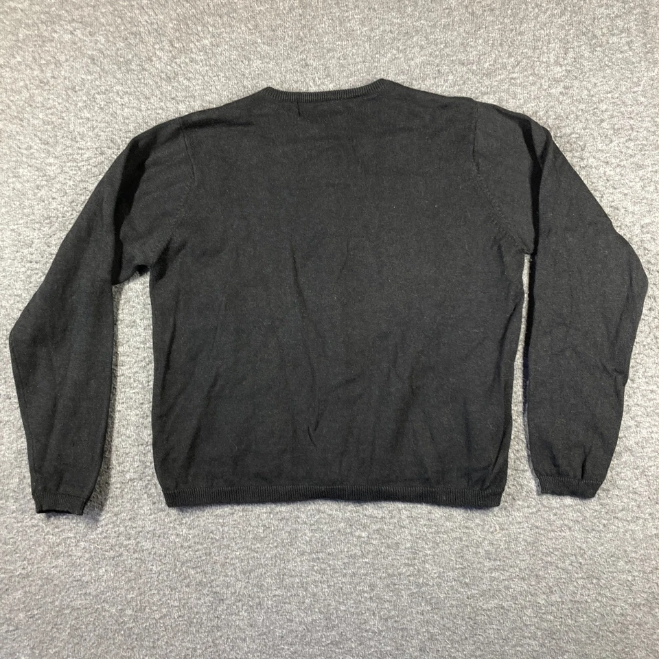 Cárdigan con cuentas vintage Requirements para mujer pequeño mediano PM negro elegante Foto 2 de 4