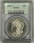 1882 S Morgan Silver Dollar PCGS MS65 PL ⭐️⭐️OLD GREEN HOLDER/PROOF LIKE⭐️⭐️