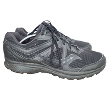 Saucony Grid Cohesion 11 Running Shoes Mens 13 Wide Black Athletic S-20421-4