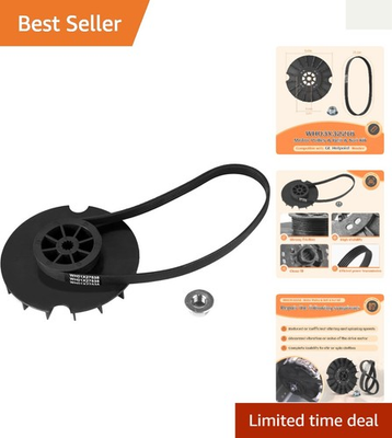 #ad 1 3 HP Washer Motor Pulley amp; Belt Set for GE Hotpoint High Quality Replacement $36.22