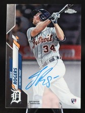 2020 Topps Chrome - Rookie Autographs Jake Rogers #RA-JR (AU, RC)