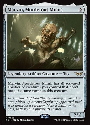 Magic/MTG Marvin, Murderous Mimic (V.2) PDSK-253 Rare Englisch NM Foil