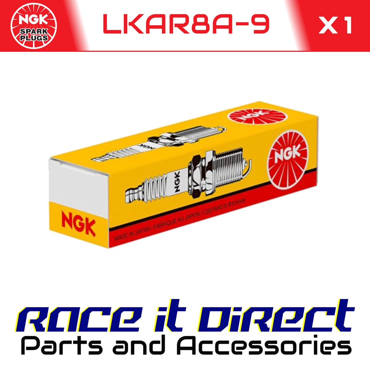 Kit De 2 Bujías NGK (LKAR8BI9 + LMAR7A-9) Para KTM 690 Duke Desde 2012 | Recambio Original De Calidad