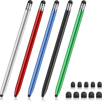 High Quality 2 in 1 Touch Screen Pen Mobile Phone Tablet Metal Capacitive Pen