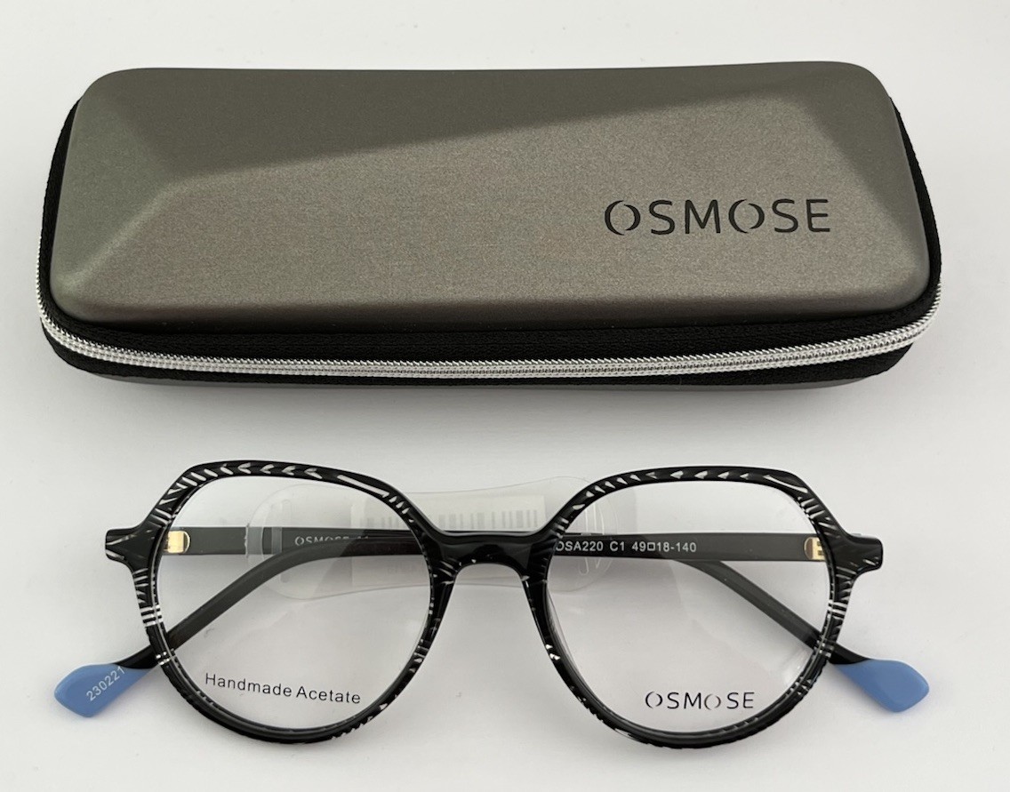 Lunettes de vue Osmose OSA220 pour femme avec finition en métal brossé