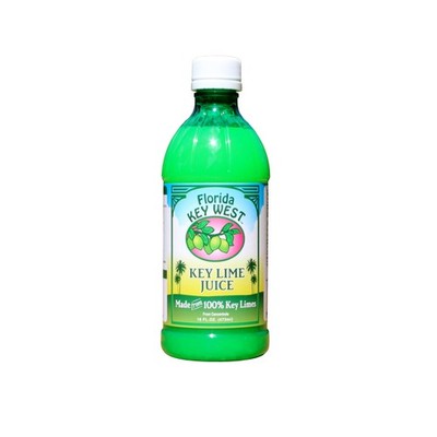 100% Authentic Key Lime Juice 16 Oz 16 Fl (Pack of 1) 