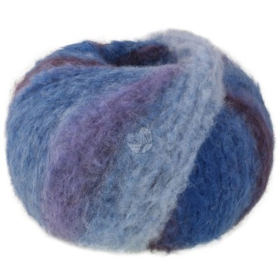 Wolle-Kreativ! Lana Grossa - Gigante 0013 aubergine blau graublau