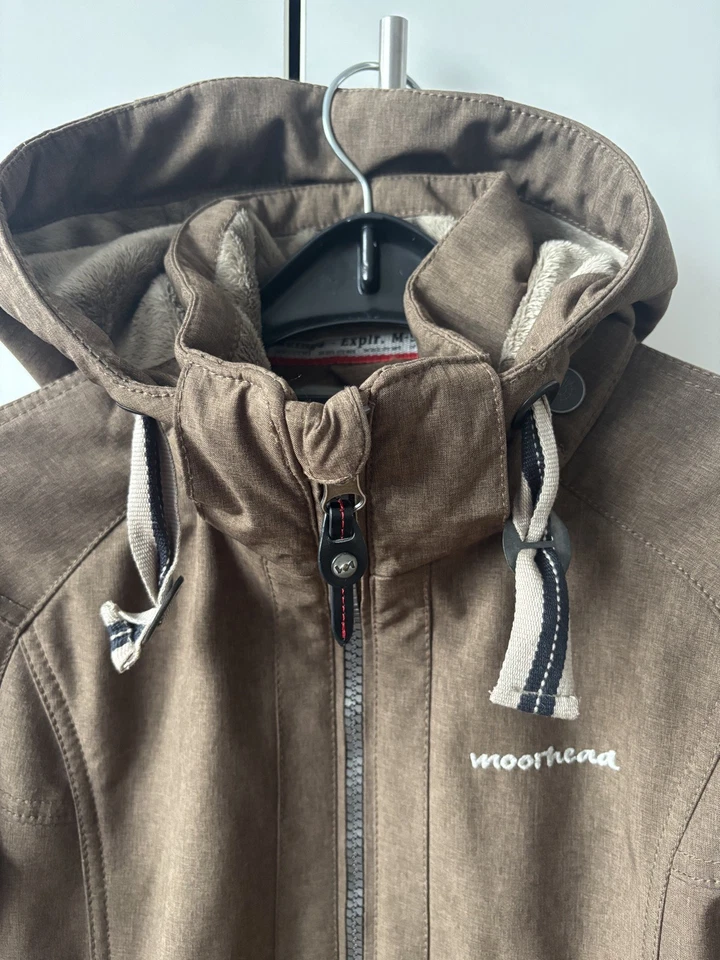 Schöne Damen Softshelljacke Regenjacke Winterjacke Gr. 36 S von Moorhead braun - Bild 3 von 4