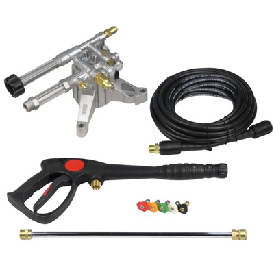 #ad 2600 psi 7 8quot; Shaft Right Handed Pressure Washer Pump amp; Deluxe Spray Kit $219.99
