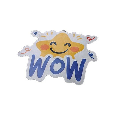 Wow Star Sticker